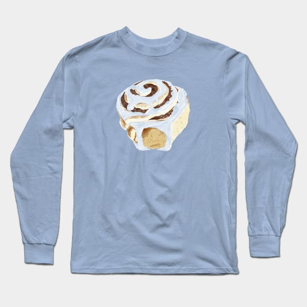 Cinnamon Roll Long Sleeve T-Shirt by HB Loves Crafts